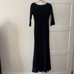 Lulu's Classic Navy Long Sleeve Dress
